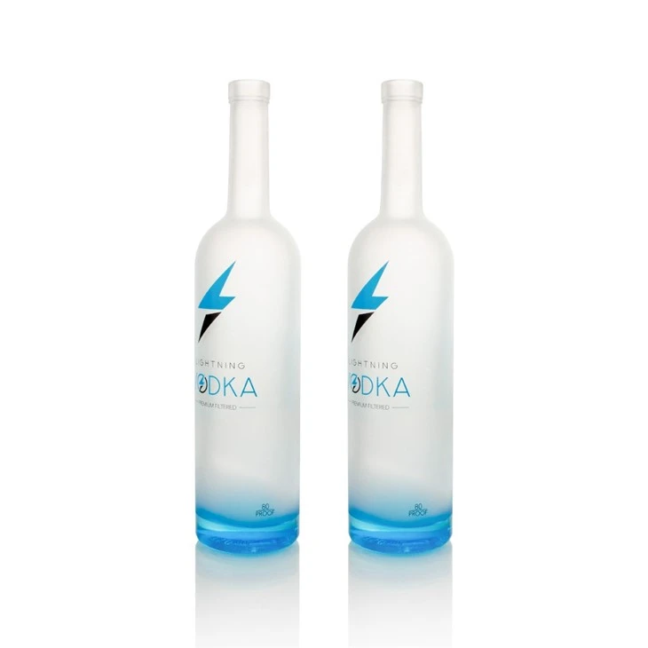 750ml Frosted Bottle With Screen Printing factory