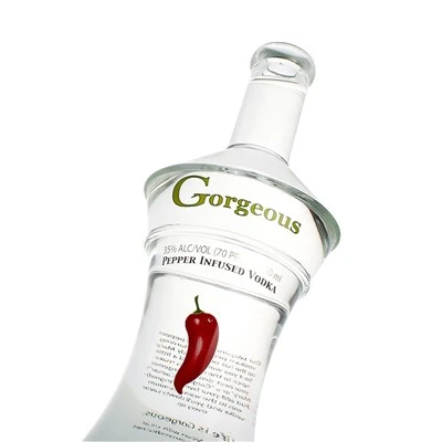 750ml Irregular Shape Vodka Bottles factory